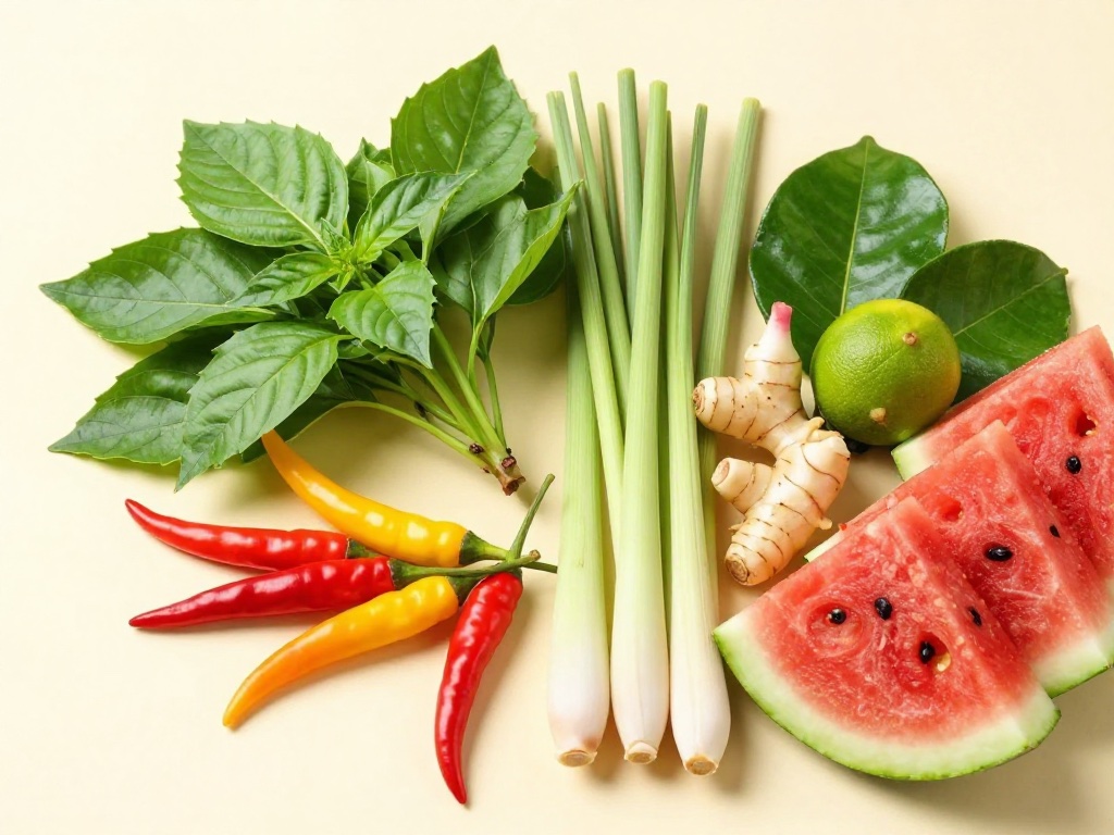 Frisches Obst und Gemüse aus Asien
