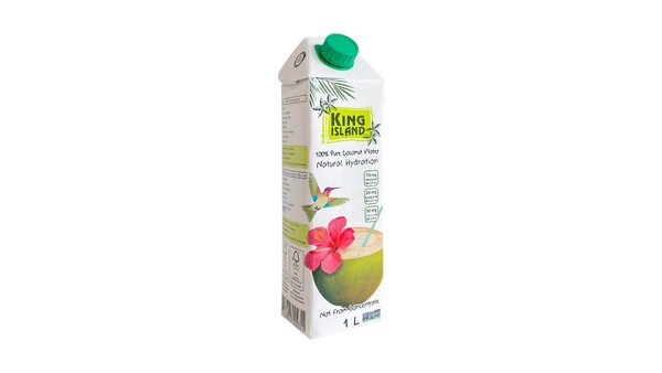 King Island 100% Kokoswasser Tetra Pak 1l